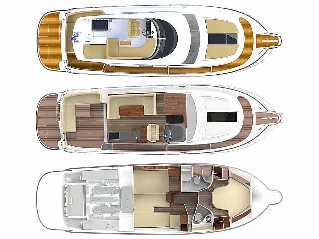 Nimbus 405 Flybridge - [Layout image]