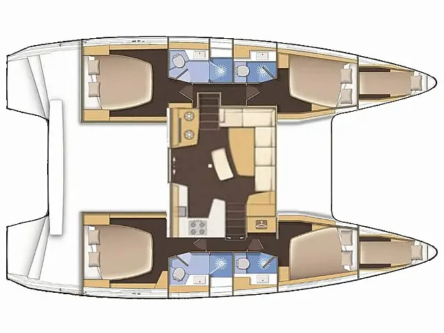 Lagoon 42 - [Layout image]