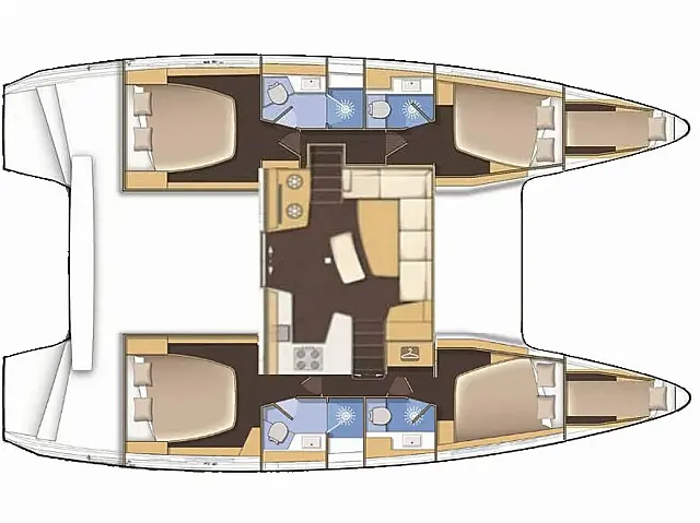 Lagoon 42 - [Layout image]