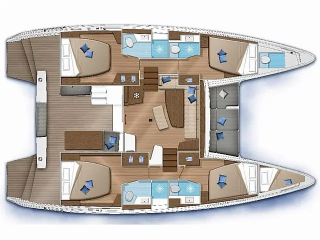 Lagoon 42 - [Layout image]