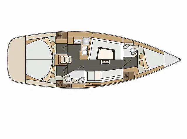 Elan Impression 40 - [Layout image]