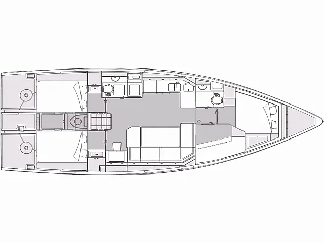 Elan Impression 43 - [Layout image]