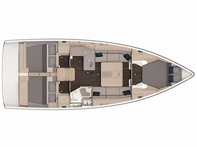 Dufour 37/3.cabin - [Layout image]