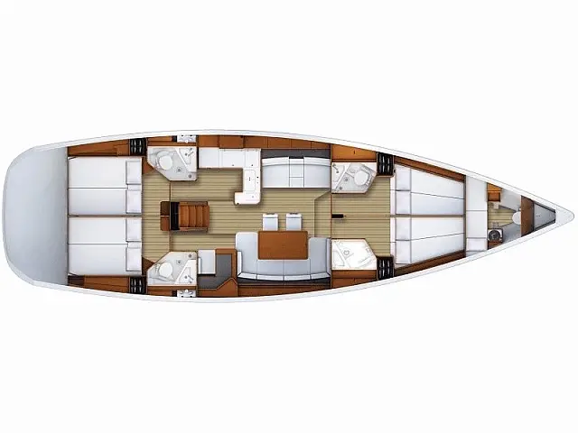 Jeanneau 53 - [Layout image]