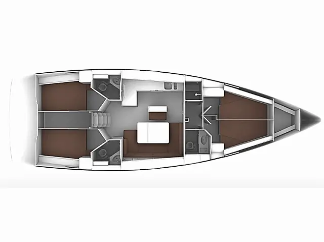 Bavaria 46 Cruiser - [Layout image]