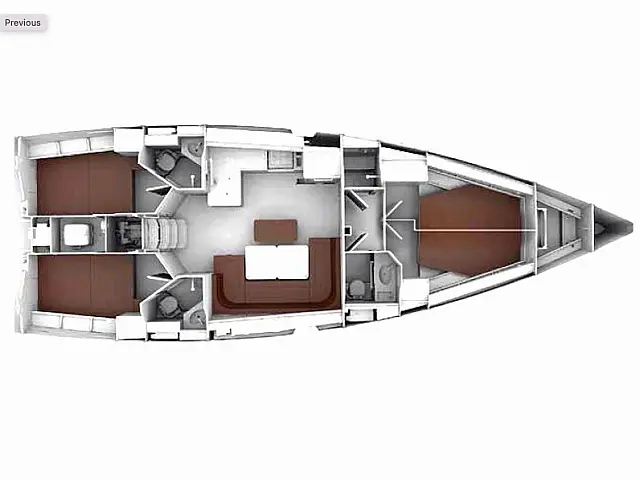 Bavaria 46 Cruiser - [Layout image]