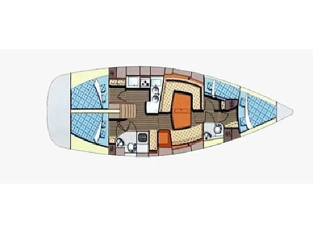 Elan 434 Impression - [Layout image]