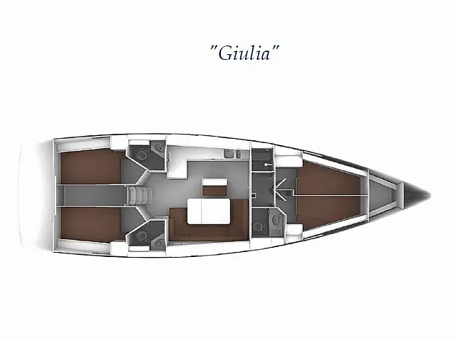 Bavaria 46 Cruiser - [Layout image]