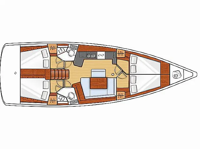 Oceanis 45 - [Layout image]