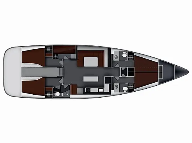 Bavaria 55 Cruiser - [Layout image]
