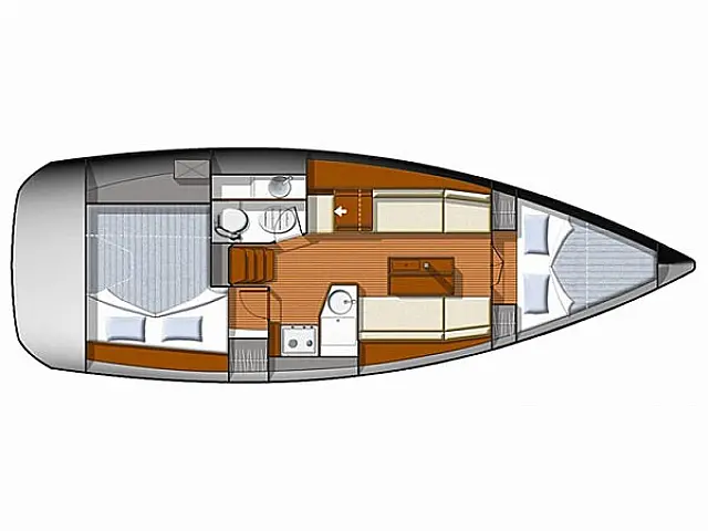 Sun Odyssey 33i - [Layout image]