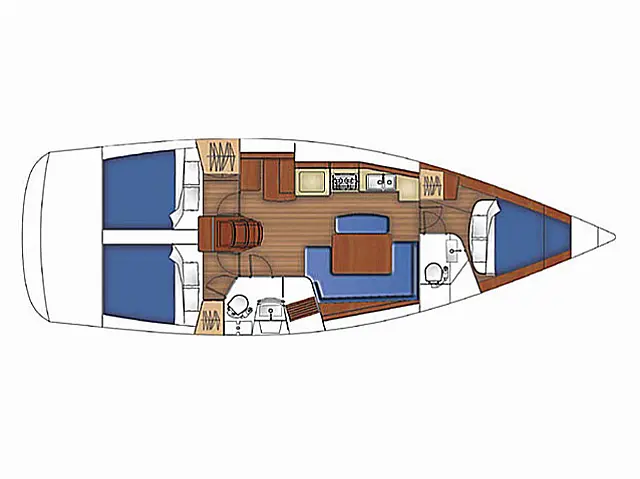 Oceanis 40 - [Layout image]