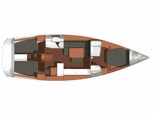 Dufour 450 Grand Large - [Layout image]