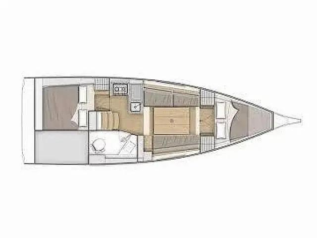 Moorings Oceanis 30.1 - [Layout image]