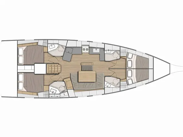 Sunsail 46.4 - [Layout image]