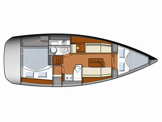 Sun Odyssey 33i - [Layout image]