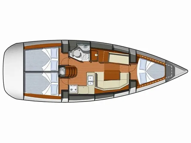 Sun Odyssey 36i - [Layout image]