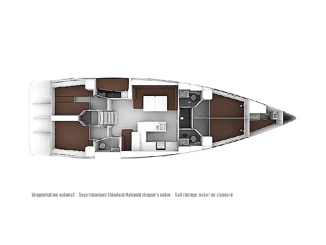 Bavaria Cruiser 56 /6cab - [Layout image]