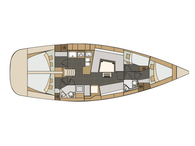 Elan 45 Impression - [Layout image]