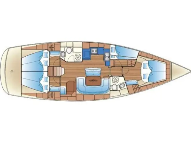 Bavaria 46 Cruiser - [Layout image]