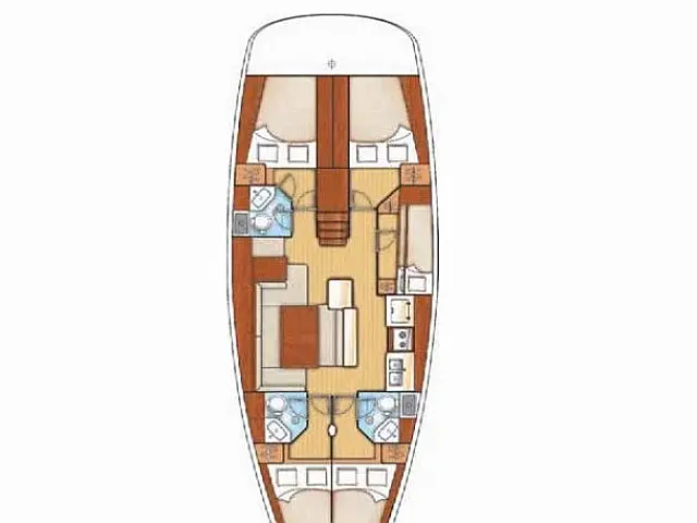 Oceanis 50 - [Layout image]