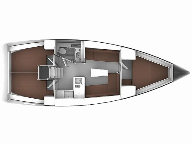 Bavaria Cruiser 37 Style - [Layout image]