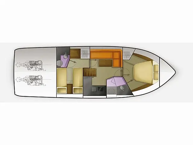 Galeon 385 HTS - [Layout image]