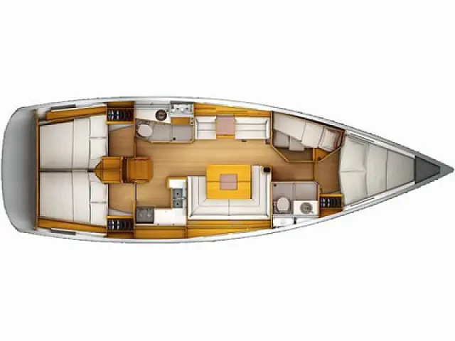 Sun Odyssey 439 - [Layout image]