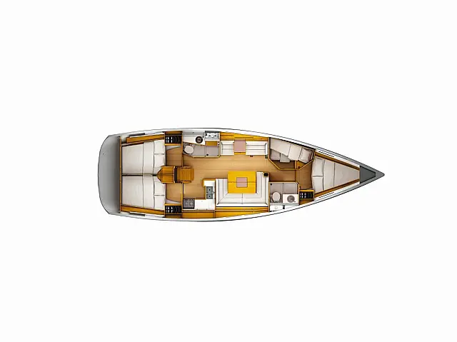 Sun Odyssey 449 - [Layout image]