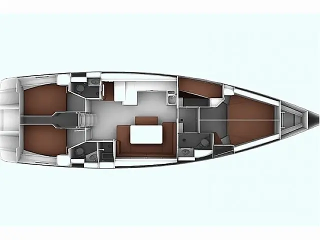 Bavaria Cruiser 51 - [Layout image]