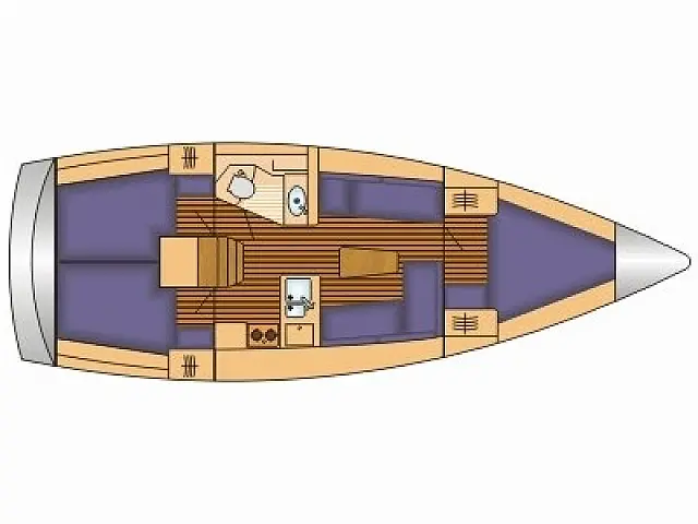 Bavaria Cruiser 37 - [Layout image]