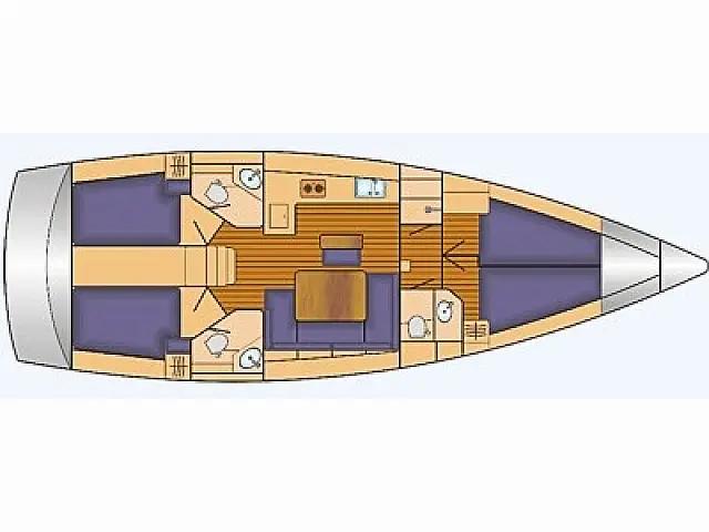 Bavaria Cruiser 46 - [Layout image]