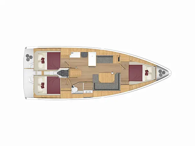 Bavaria C38 - [Layout image]