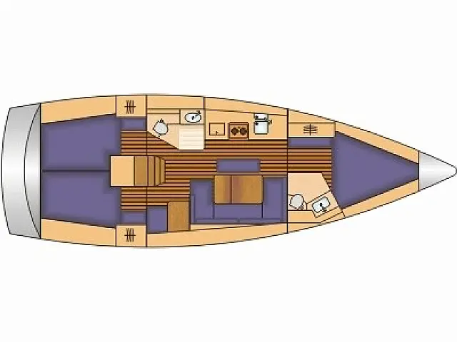 Bavaria Cruiser 41 - [Layout image]