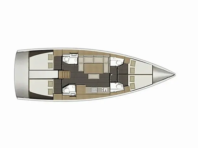 Dufour 460 Grand Large - [Layout image]