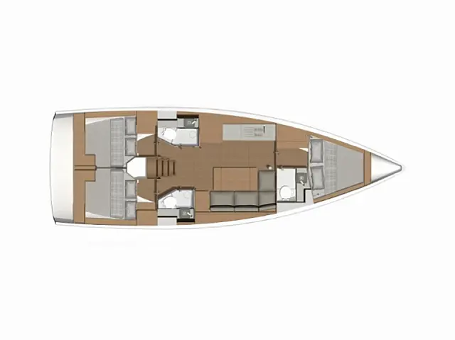 Dufour 390 Grand Large - [Layout image]