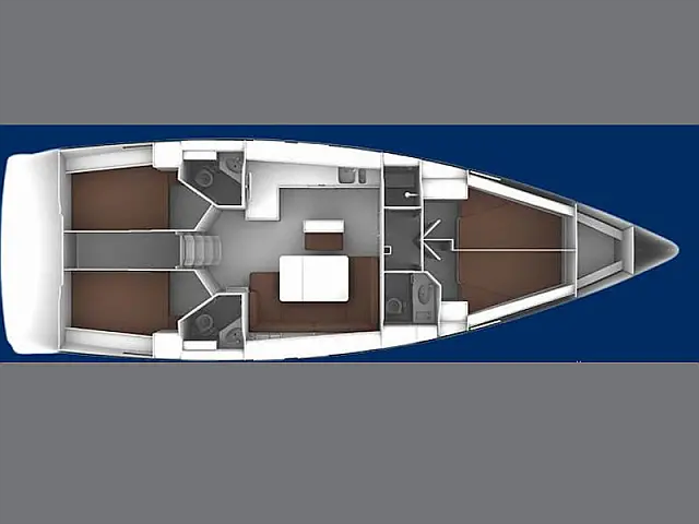 Bavaria Cruiser 46 - [Layout image]