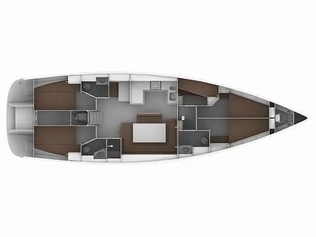 Bavaria Cruiser 50 - [Layout image]