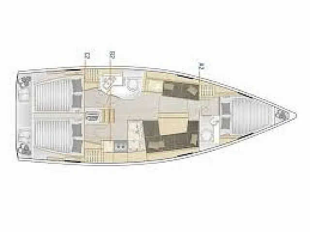 Hanse 388 - [Layout image]