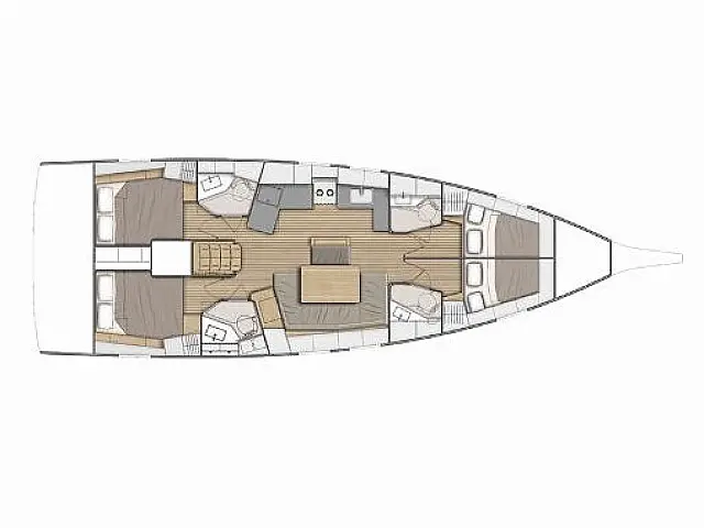 Oceanis 46.1 - [Layout image]