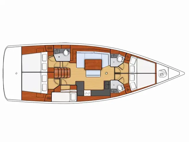 Oceanis 48 - [Layout image]