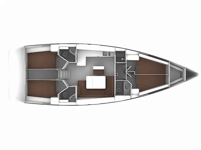 Bavaria 46 - [Layout image]