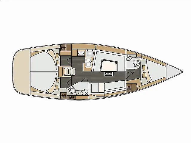 Elan 40 Impression - [Layout image]