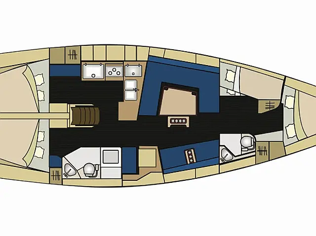 Elan Impression 444 - [Layout image]