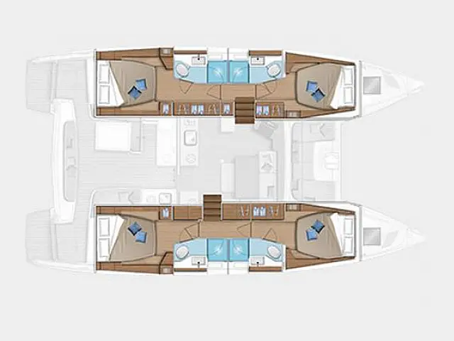 Lagoon 46  - [Layout image]