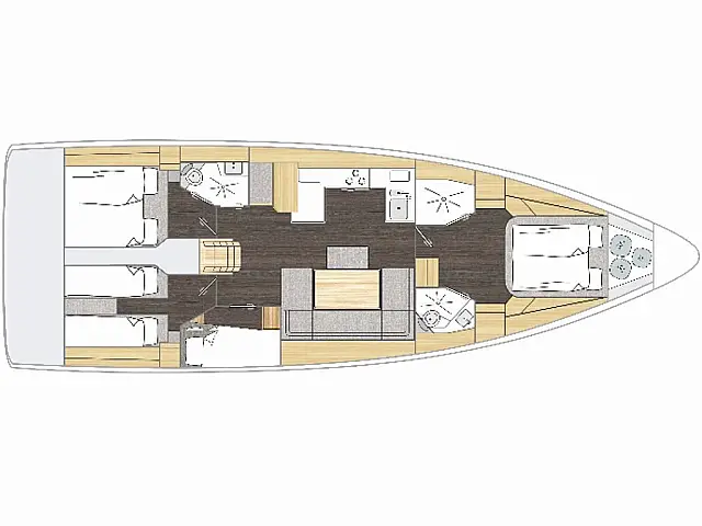 Bavaria C46 - [Layout image]