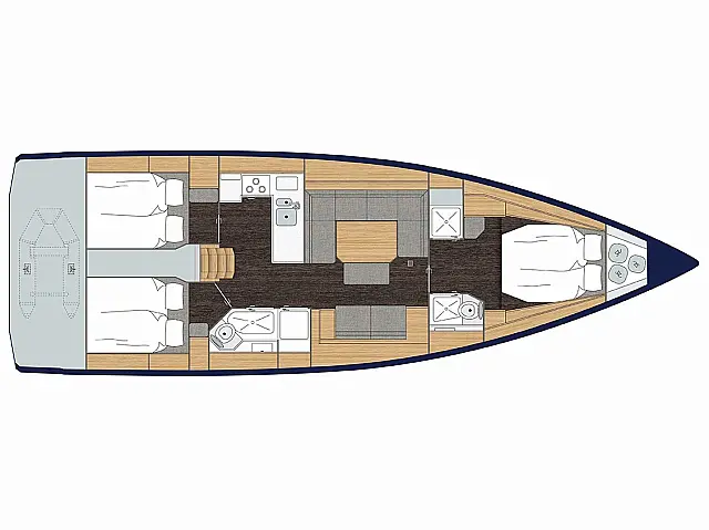 Bavaria C45 Style - [Layout image]