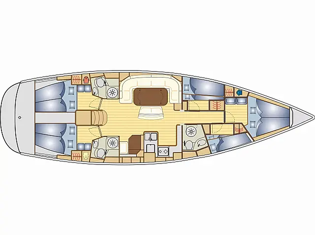 Bavaria 50 Cruiser - [Layout image]