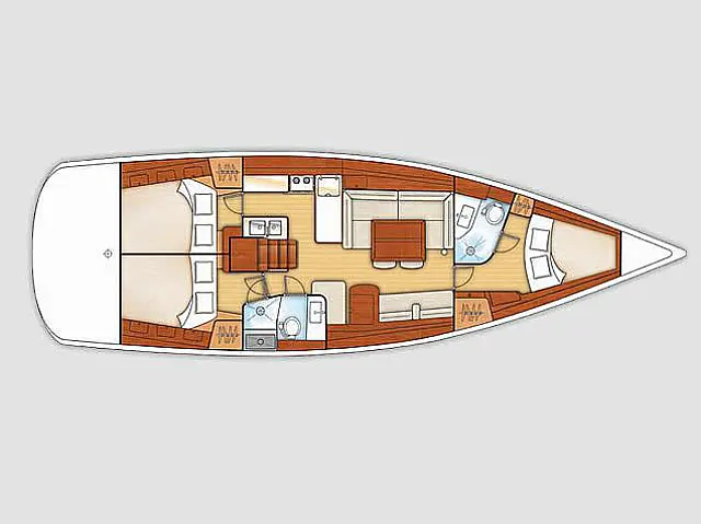Oceanis 46 - [Layout image]