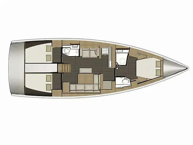 Dufour 460 Grand Large - [Layout image]